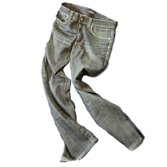 Fidelity Denim Jeans 50-11 USA Made Pants Sabbath Rinse Distressed Perfect Fade - Picture 6 of 10